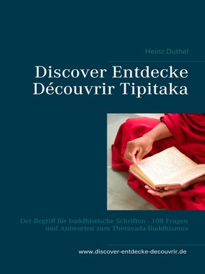 cover image of Discover Entdecke Découvrir Tipitaka